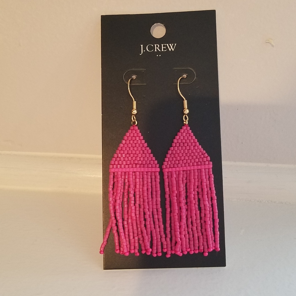 fuscia pink new earings